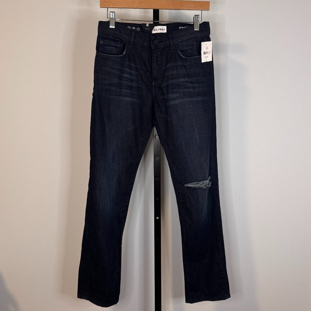 DL1961 BRADY Slim ActiveX Smart Denim Blue Jeans - Size 16 (KIDS)